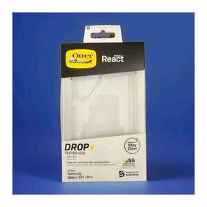 OTTERBOX React SAMSUNG Galaxy S23 ULTRA Clear Hard PHONE CASE 1 Piece Ultra Thin